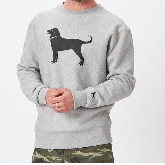black dog sweatshirt